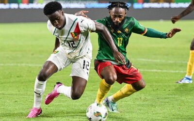 Frank Magri’s Header Rescues Cameroon in Tense AFCON Opener against 10-Man Guinea