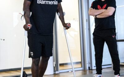Super Eagles Striker Victor Boniface Initiates Rehabilitation at Bayer Leverkusen After AFCON Setback