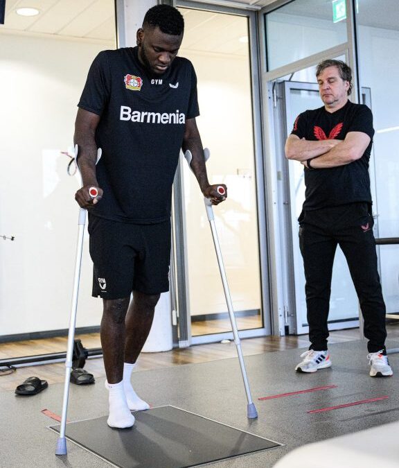 Super Eagles Striker Victor Boniface Initiates Rehabilitation at Bayer Leverkusen After AFCON Setback