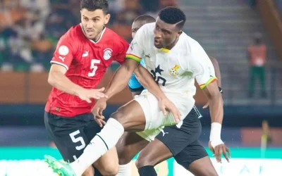 Frustration for Ghana’s Black Stars: Coach Chris Hughton and Midfielder Mohamed Kudus Disappointed After 2-2 Draw with Egypt