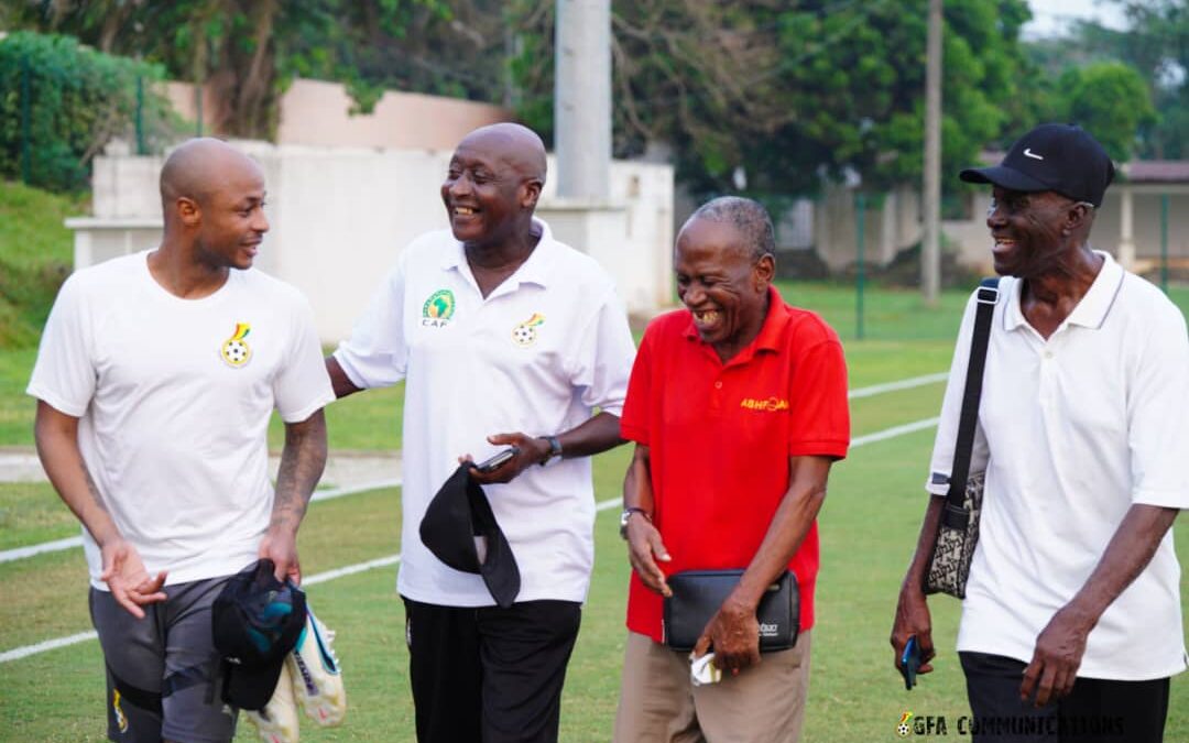 Football Legends Boost Black Stars’ Morale Ahead of Crucial Clash in Africa Cup of Nations 2023