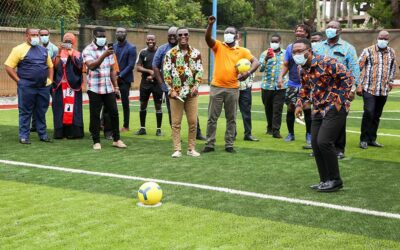 GCTU Vice Chancellor Unveils Cutting-Edge Sports Complex for University Students