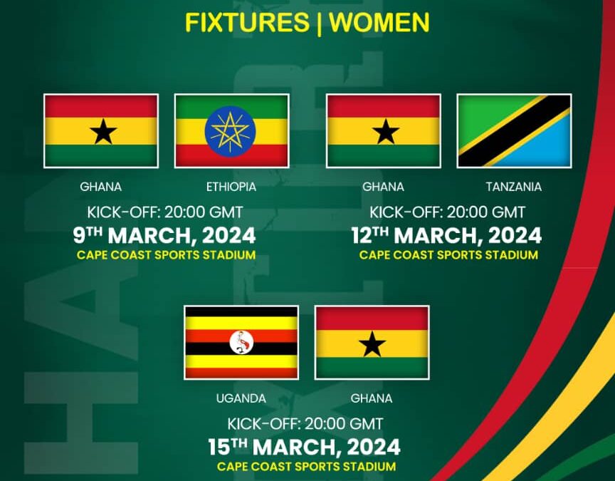 African Games Women’s Football Event: Ghana to Clash with Ethiopia on March 9