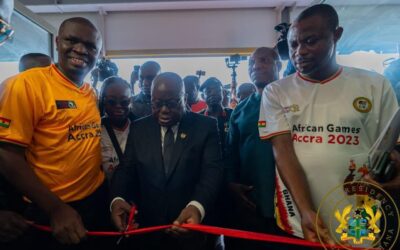 President Nana Akufo-Addo Inaugurates Cutting-Edge Borteyman Sports Complex Ahead of 13th African Games