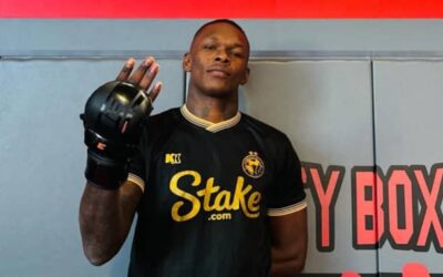 UFC Phenom Israel Adesanya Captivates in Enyimba Jersey