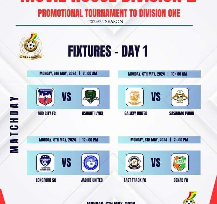 ASHANTI RFA MOVIE HOUSE DIVISION 2 PROMOTIONAL MIDDLE LEAGUE