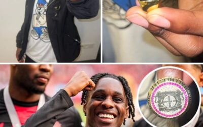 Jeremie Frimpong Commemorates Bayer Leverkusen’s Bundesliga Triumph with Custom Diamond Rings for Teammates