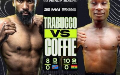 Ghanaian Boxer Gabriel Coffie Takes on DR Congo’s Trabucco in France