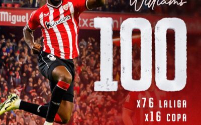 Inaki Williams Reaches Milestone with 100th Goal for Athletic Bilbao in Osasuna Clash