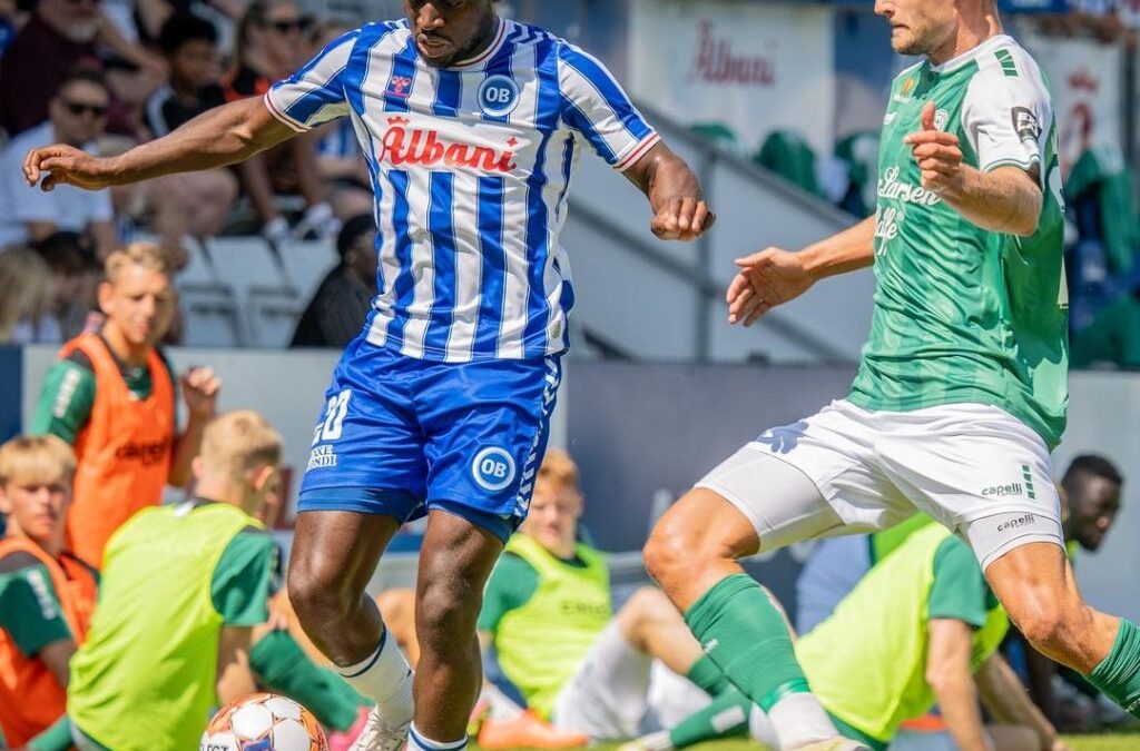 Ghanaian Defender Leeroy Owusu Shines Despite Odense’s Narrow Defeat