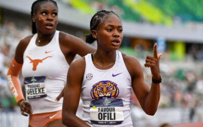 Queen of The Tracks: Ofili Breaks Three African Records in One Year