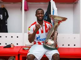 Osman Bukari Celebrates Consecutive Treble Wins with Red Star Belgrade