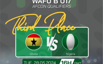 Ghana and Nigeria Set for 16:00 GMT Showdown in WAFU U-17 Championship Bronze Playoff