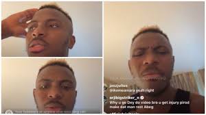 Osimhen Rebukes Finidi George Over Injury Allegations on Instagram Live