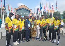 Ghana Ambassador to France, Anna Bossman, Visits Team Ghana at Games Village