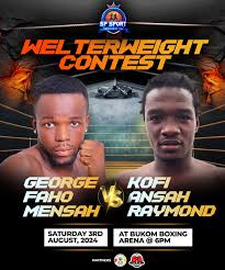 George Faho Mensah Confident of Victory Over Raymond Kofi Ansah in Pro Boxing League