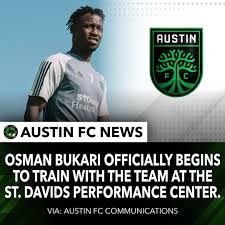 Osman Bukari Begins Training with Austin FC Ahead of MLS Debut