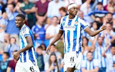 Nigeria and Real Sociedad Striker Umar Sadiq Attracts Interest from Greek Giants Olympiakos