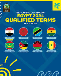 Black Sharks Secure Spot in 2024 Beach Soccer AFCON with Senegal and Other Qualifiers