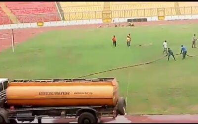 Baba Yara Stadium Undergoes Intense Water Treatment Ahead of Black Stars Match