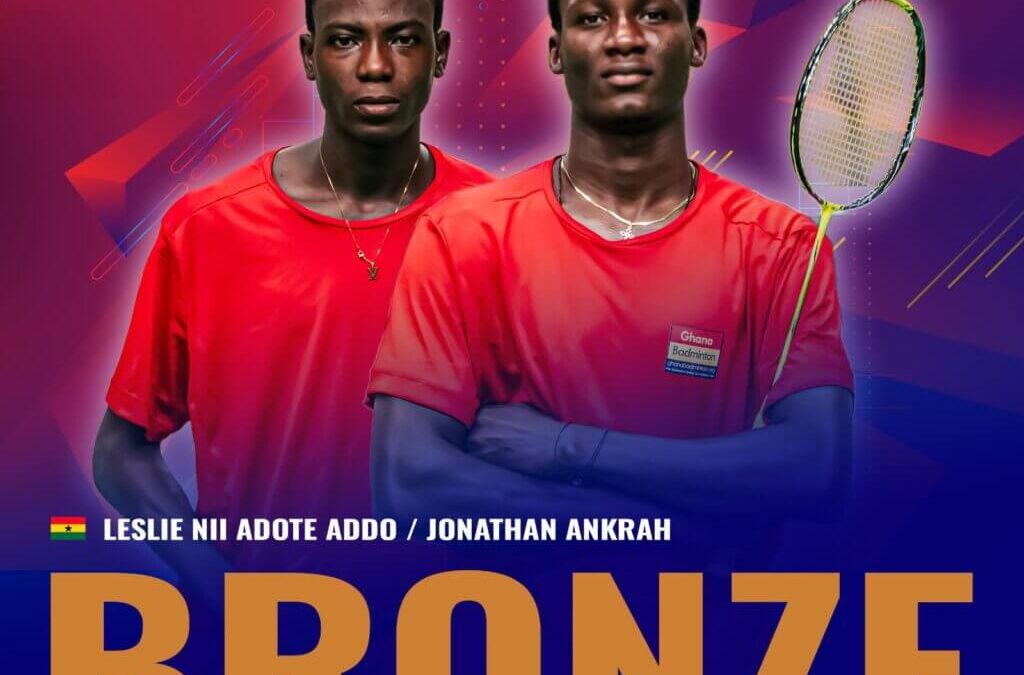 Ghana Clinches Bronze in Men’s Doubles at 2024 All Africa Badminton Championship