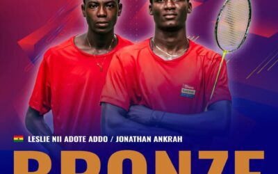 Ghana Clinches Bronze in Men’s Doubles at 2024 All Africa Badminton Championship