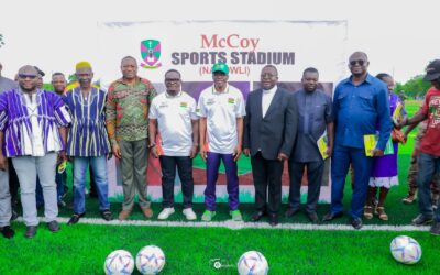 Speaker Alban Bagbin Unveils State-of-the-Art Macoy Sports Stadium in Nadowli