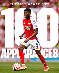 Thomas Partey Reaches Century Milestone with Arsenal