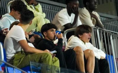 Oduro and Issah Observe from Stands as Barcelona B Triumphs Over Zamora