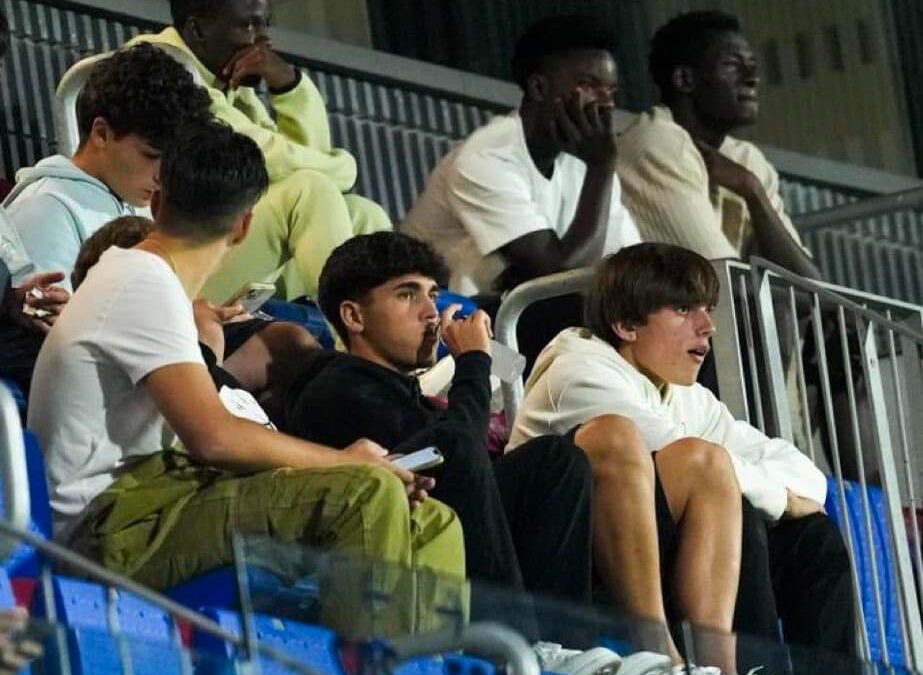 Oduro and Issah Observe from Stands as Barcelona B Triumphs Over Zamora