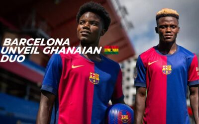 FC Barcelona’s Barca Atletic Unveil Ghanaian Talents Aziz Issah and David Oduro