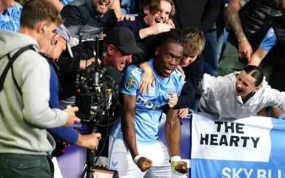 Brandon Thomas-Asante Scores in Coventry City’s 2-1 EFL Cup Defeat to Tottenham