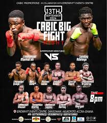 All Set for Cabic Big Fight Night at Idrowhyt as Takyi, Aryeetey, and Allotey Successfully Weigh In