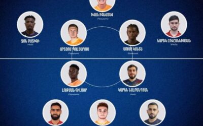 Ghanaian Youngster John Batigi Named in Armenian Premier League Team of the Month for August