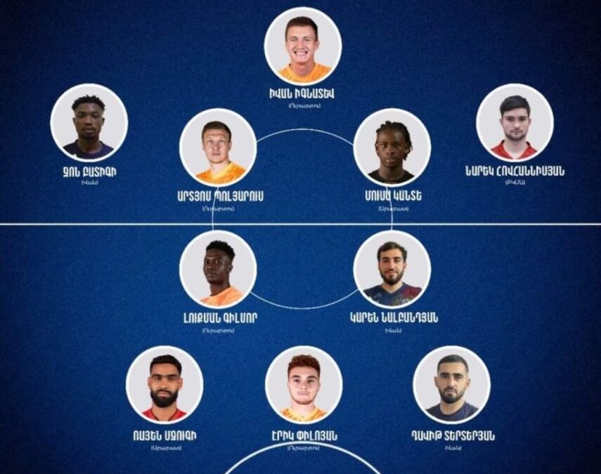 Ghanaian Youngster John Batigi Named in Armenian Premier League Team of the Month for August