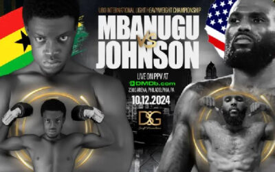 Jonathan ‘Power’ Mbanugu Set to Face Kevin Johnson for UBO International Light Heavyweight Title in USA