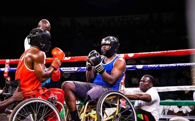 Para Boxers Dazzle at Bukom Boxing Arena Exhibition