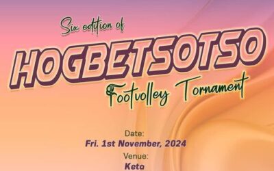 Keta to Host 6th Edition of Hogbetsotso Footvolley Tournament