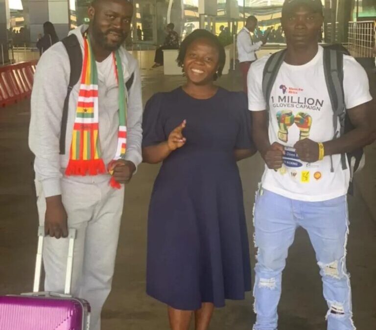 Gloves for Africa Representatives in Ghana for Boxing Show and Community Outreach