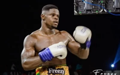 Freezy Macbones Knocks Out Marciano Commey at 2024 Odwira Boxing Tournament