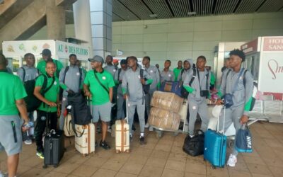 Nigeria’s Flying Eagles Arrive in Togo for WAFU B U20 Championship Opener Against Burkina Faso