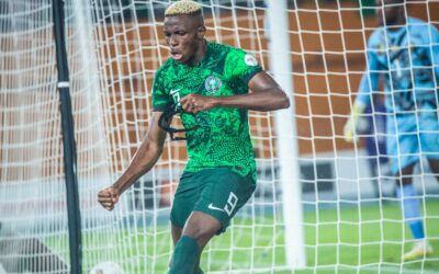 Osimhen Encourages Boniface After Goal Drought in Super Eagles’ 1-0 Win Over Libya