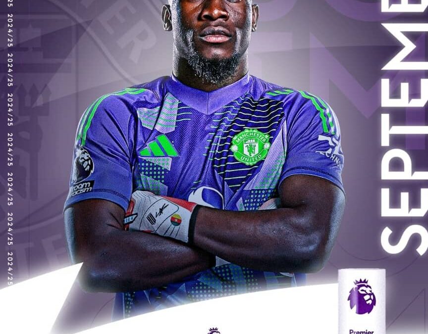 Andre Onana Wins Premier League Save of the Month for August