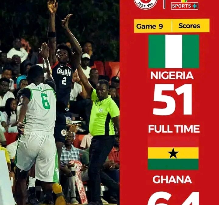 Ghana Defeats Nigeria in Intense “Jollof Basketball” Clash to Reach Africa Basketball Championship Final