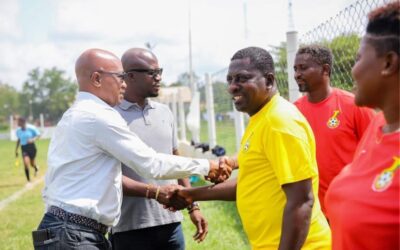 GFA Vice-President Mark Addo Lauds AsanteGold Bibiani Ltd’s Support for Black Maidens’ Training Camp