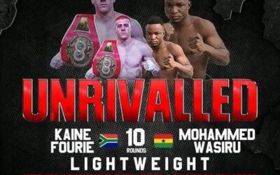 Wasiru Mohammed to Face Kaine Fourie in South Africa’s “Unrivalled” Lightweight Showdown