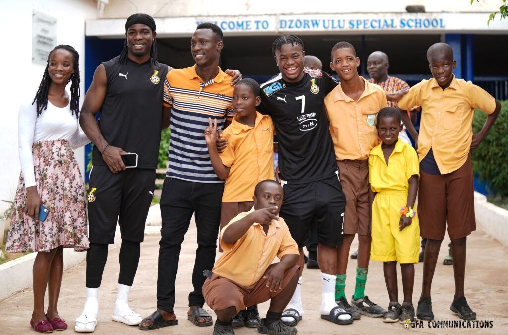 Black Stars Bring Hope to Dzorwulu Special School Ahead of Crucial AFCON Qualifier