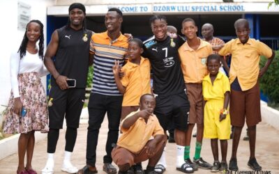 Black Stars Bring Hope to Dzorwulu Special School Ahead of Crucial AFCON Qualifier