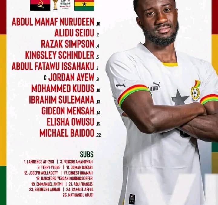 “Ghana’s Tightrope Walk: Black Stars Announce Lineup for Crucial Niger Clash”