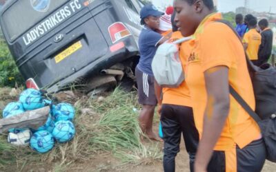 Women’s Premier League: Lady Strikers’ Team Bus Involved in Accident on Tema Motorway